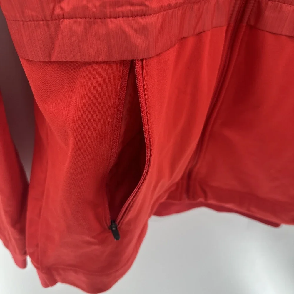 Nike Ohio State‎ Buckeyes Windbreaker Rain Jacket Mens Size Medium Red Vented M